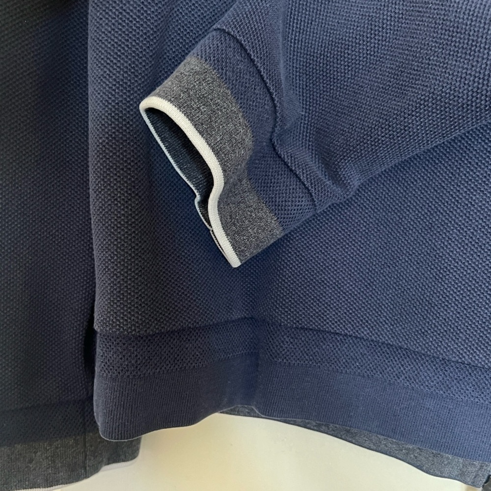 Lacoste Men's Navy Zip-Up Sweater in Navy - Picture 6 of 6